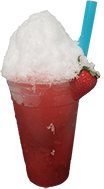 shaved ice with alcohol